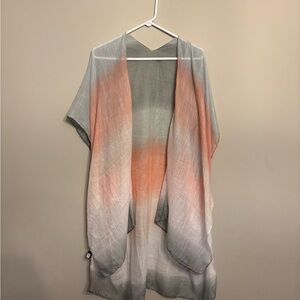 Gradient Lightweight Patterned Kimono